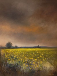 Tahir Bilal Ummi, 36 x 48 Inch, Oil on Canvas, Landscape Painting, AC-TBL-116 Tahir Bilal Ummi, 36 x 48 Inch, Oil on Canvas, Landscape Painting, AC-TBL-116